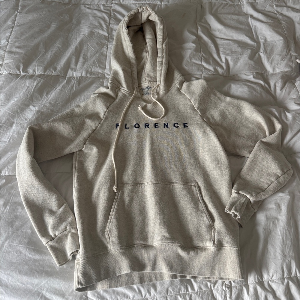 John Galt (Brandy Melville) "Florence" Hoodie Cut Out V-Neck